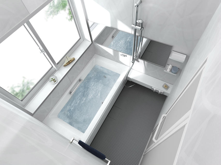 マンション浴室リフォームをユニットバスと在来工法で行うときの費用・工期・おすすめ装備の画像