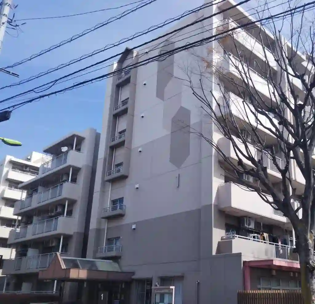 UR都市機構経堂赤堤通り団地1号棟 外観