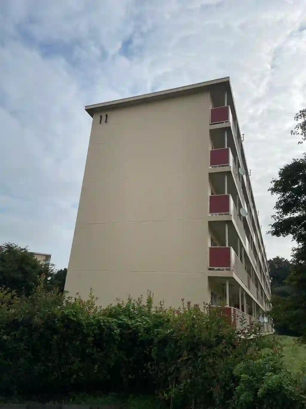 清瀬台田住宅11号棟 外観