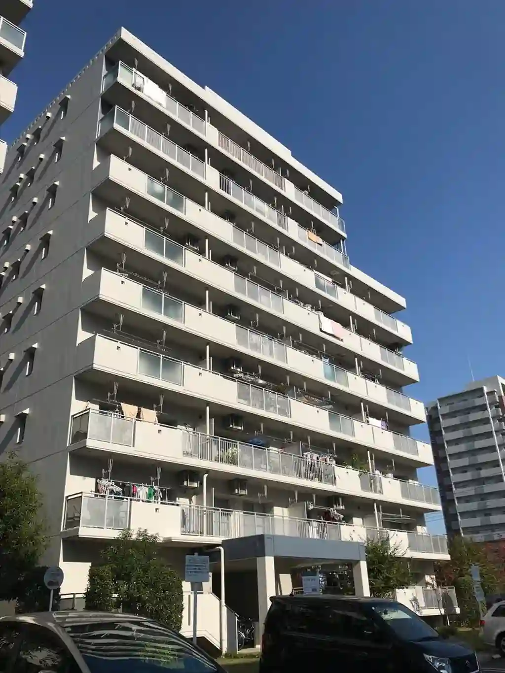 UR都市機構戸田団地5号棟 外観