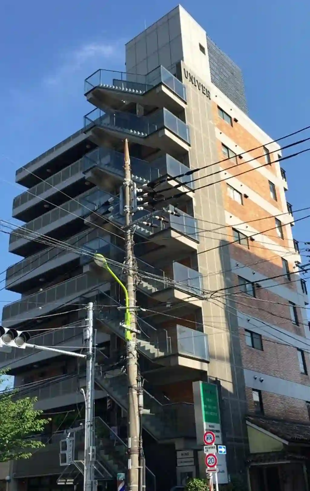 ユニベル新町 外観