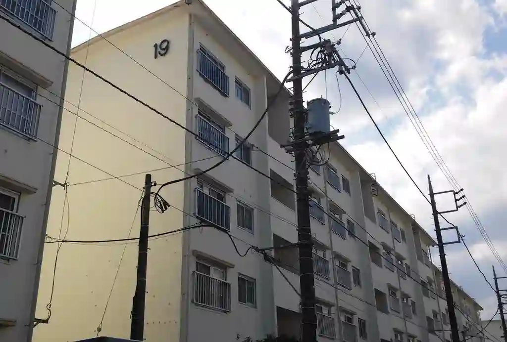 公社大和上北台住宅19号棟 外観