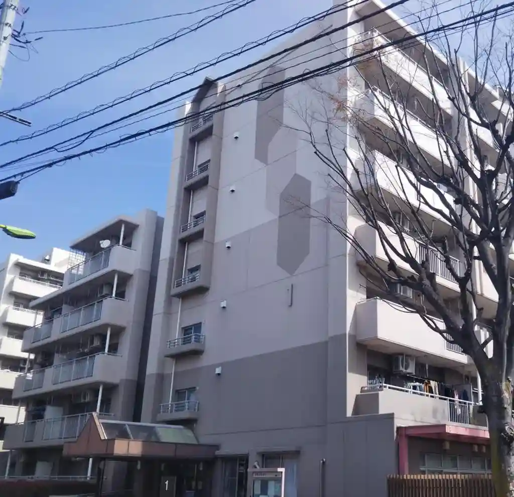 UR都市機構経堂赤堤通り団地1号棟 外観