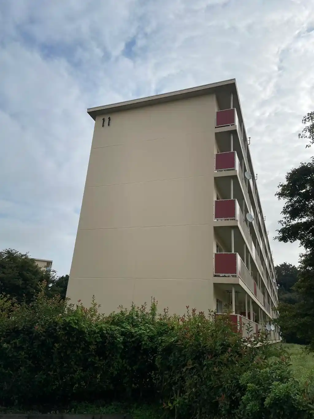 清瀬台田住宅11号棟 外観
