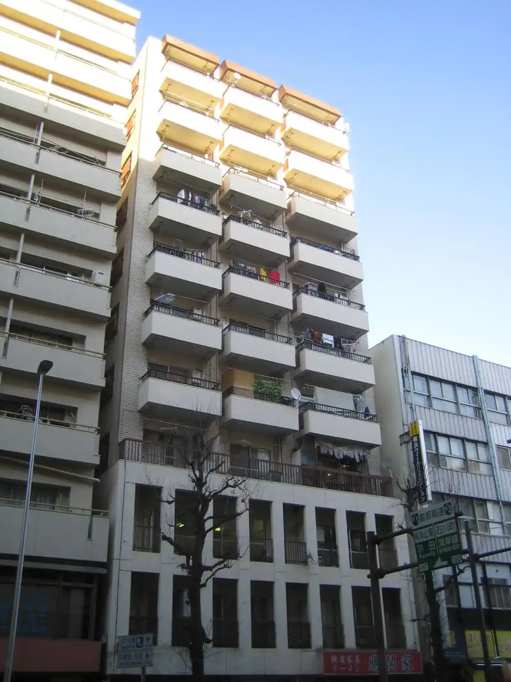 長者町白井ビル夕陽ケ丘ニュースカイマンション 外観