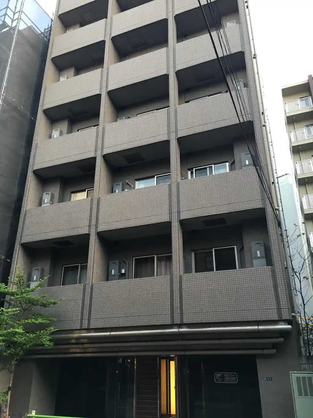 スカイコート三田慶大前壱番館 外観